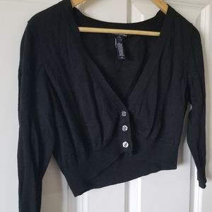 Black crop sweater banana republic